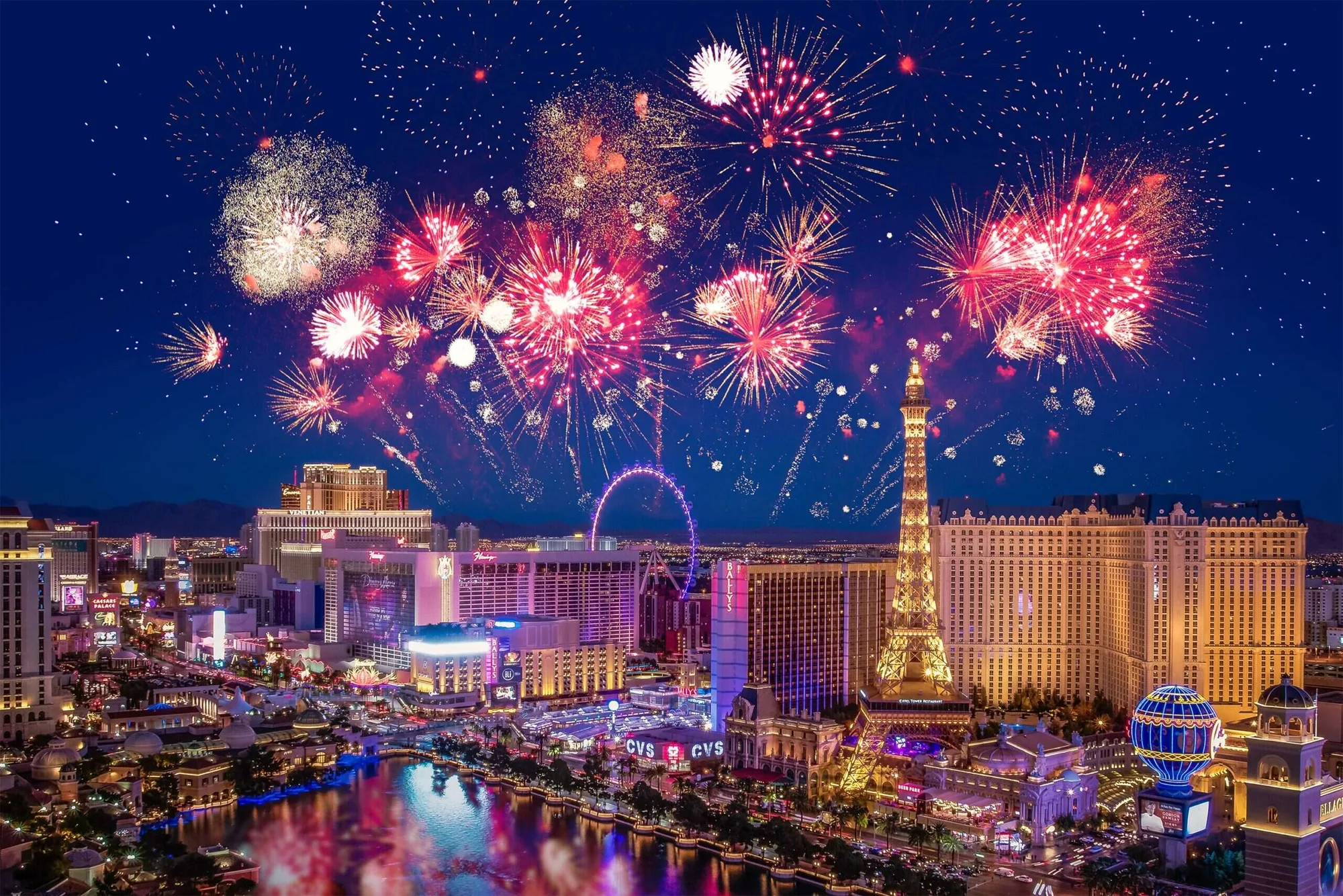 New Year's Day in Las Vegas