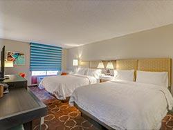 2 Double Beds - Non-Smoking, Mobilty / Hearing Accessible