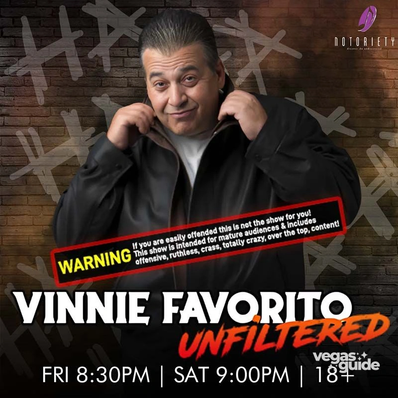Vinnie Favorito Unfiltered poster